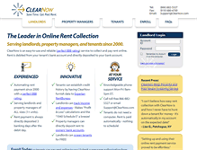 Tablet Screenshot of clearnow.com